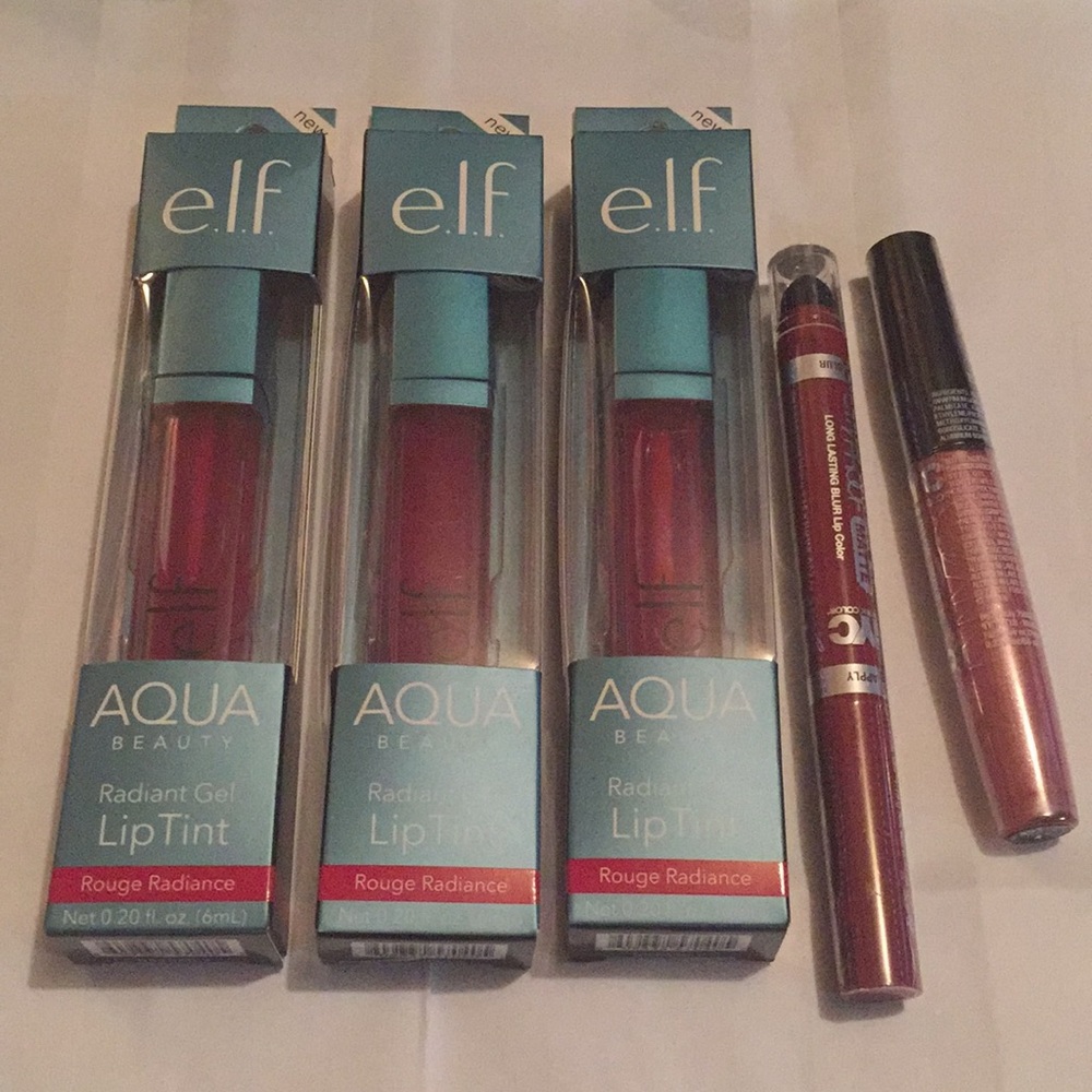 Makeup Bundle: Lip Tint/Lip Gloss. NEW.